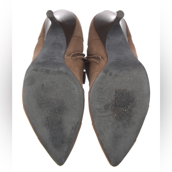 🎉HP🎉 Beautiful Lanvin light brown leather ankle sock boots sz 38.5 (US 8) - Picture 7 of 9